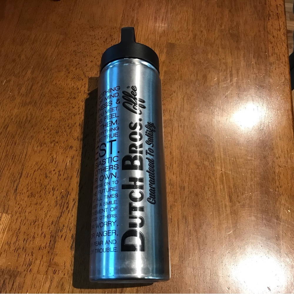Dutch Bros Silver Insulated Tumbler